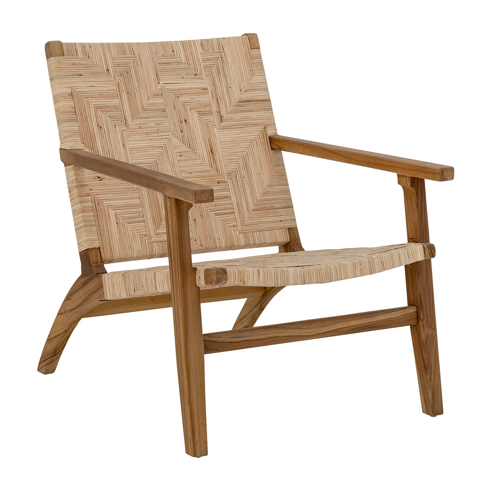 Mills loungetuoli rottinkia, Ruskea Bloomingville