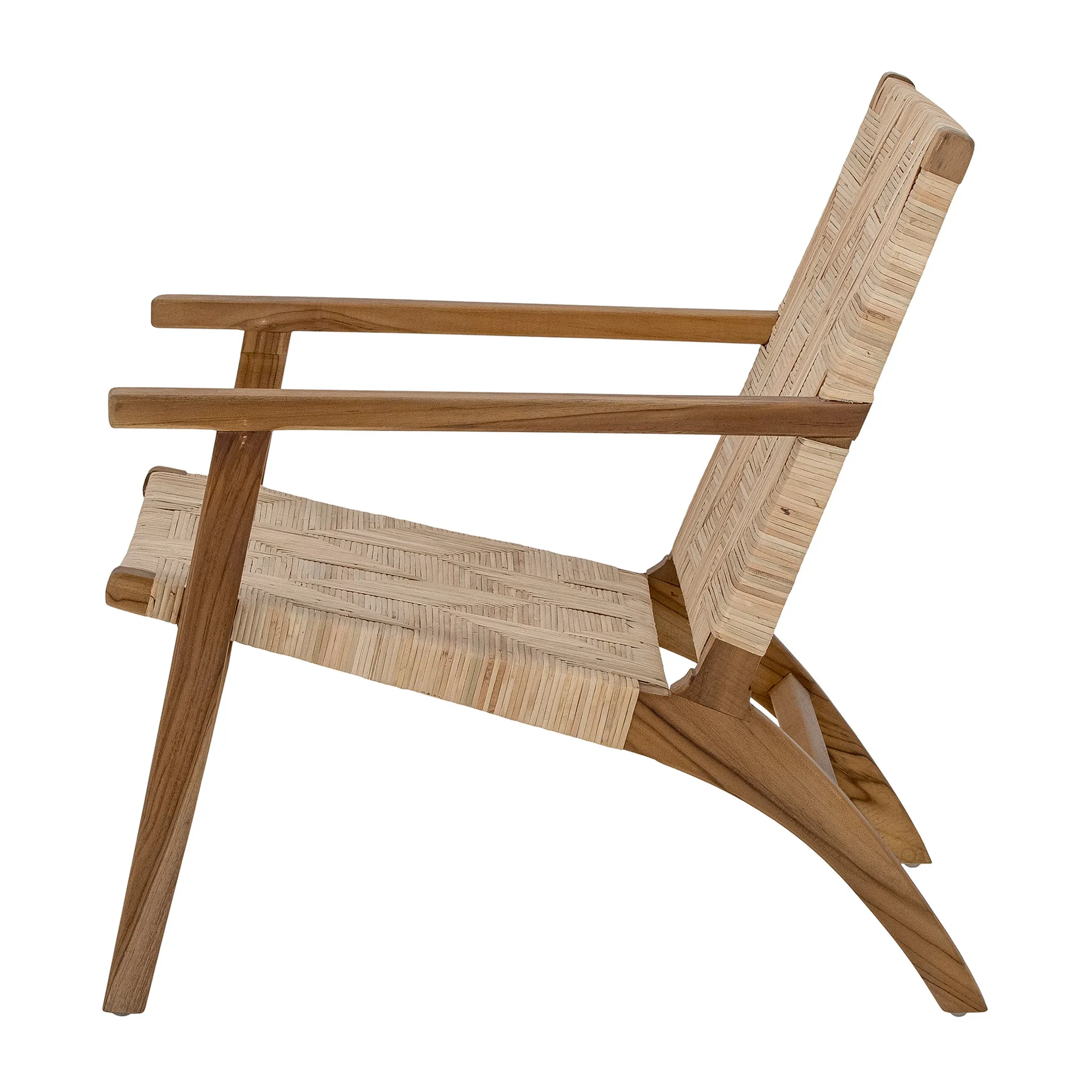 Mills loungetuoli rottinkia, Ruskea Bloomingville