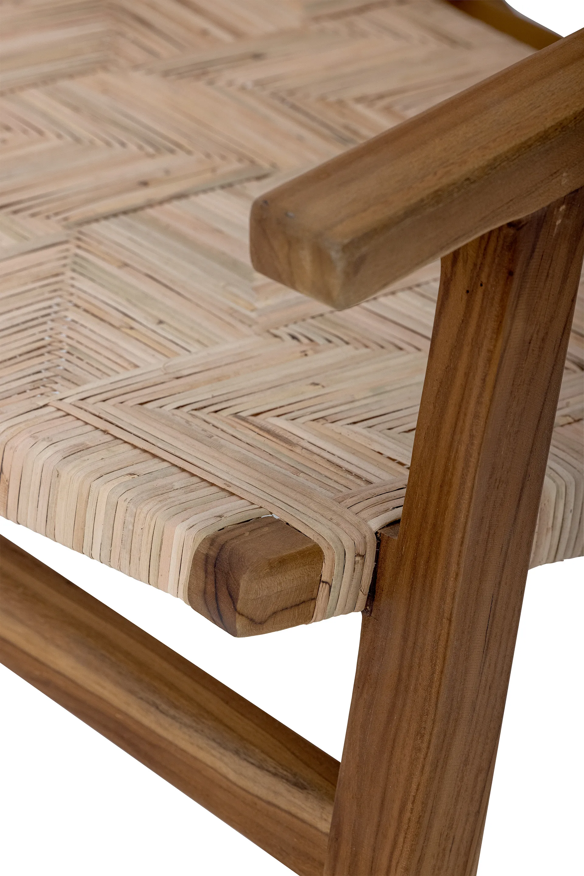 Mills loungetuoli rottinkia, Ruskea Bloomingville