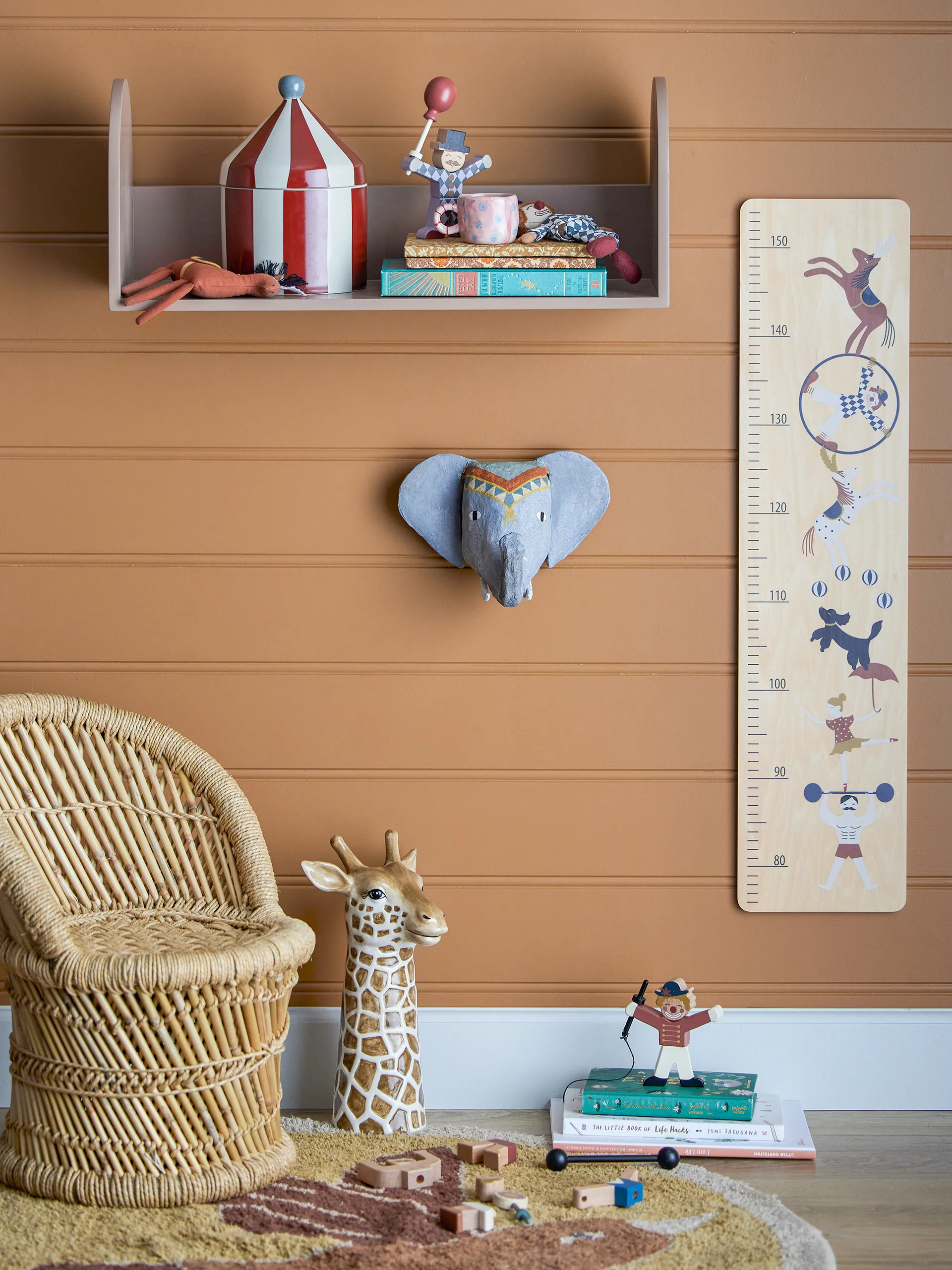 Milou matto Ø 90 cm, Lintu Bloomingville