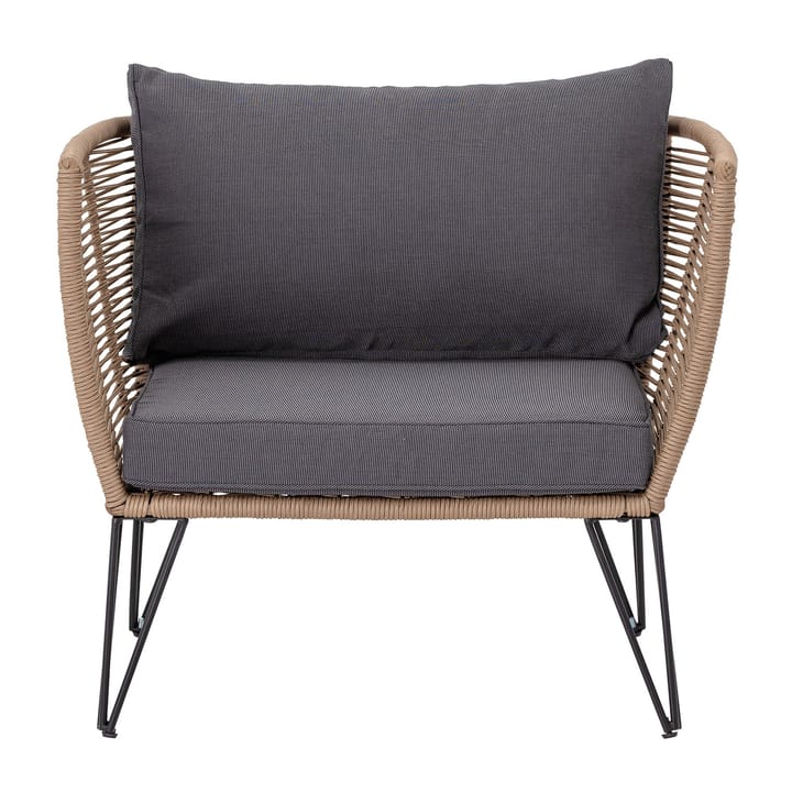 Mundo lounge-nojatuoli - Brown-grey - Bloomingville