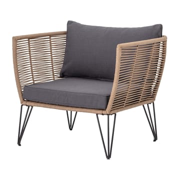 Mundo lounge-nojatuoli - Brown-grey - Bloomingville
