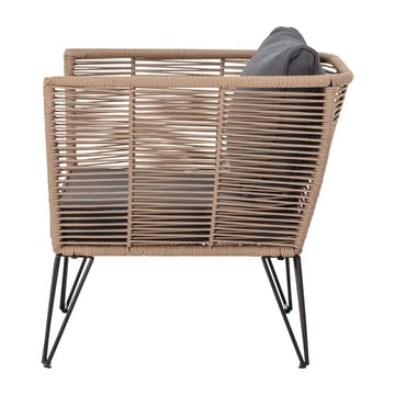 Mundo lounge-nojatuoli - Brown-grey - Bloomingville