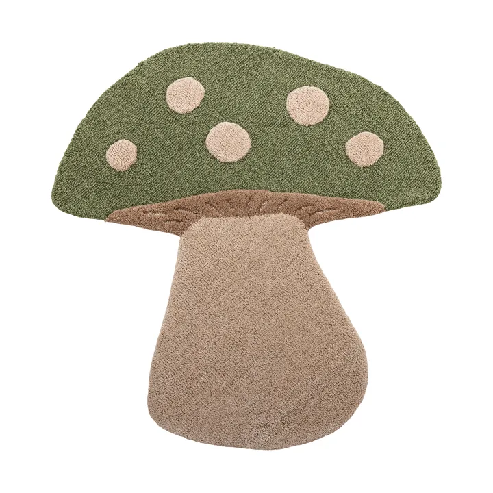 Mushroom matto - Vihreä, villa - Bloomingville
