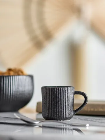 Neri espressokuppi - Black, 7,5 cl - Bloomingville