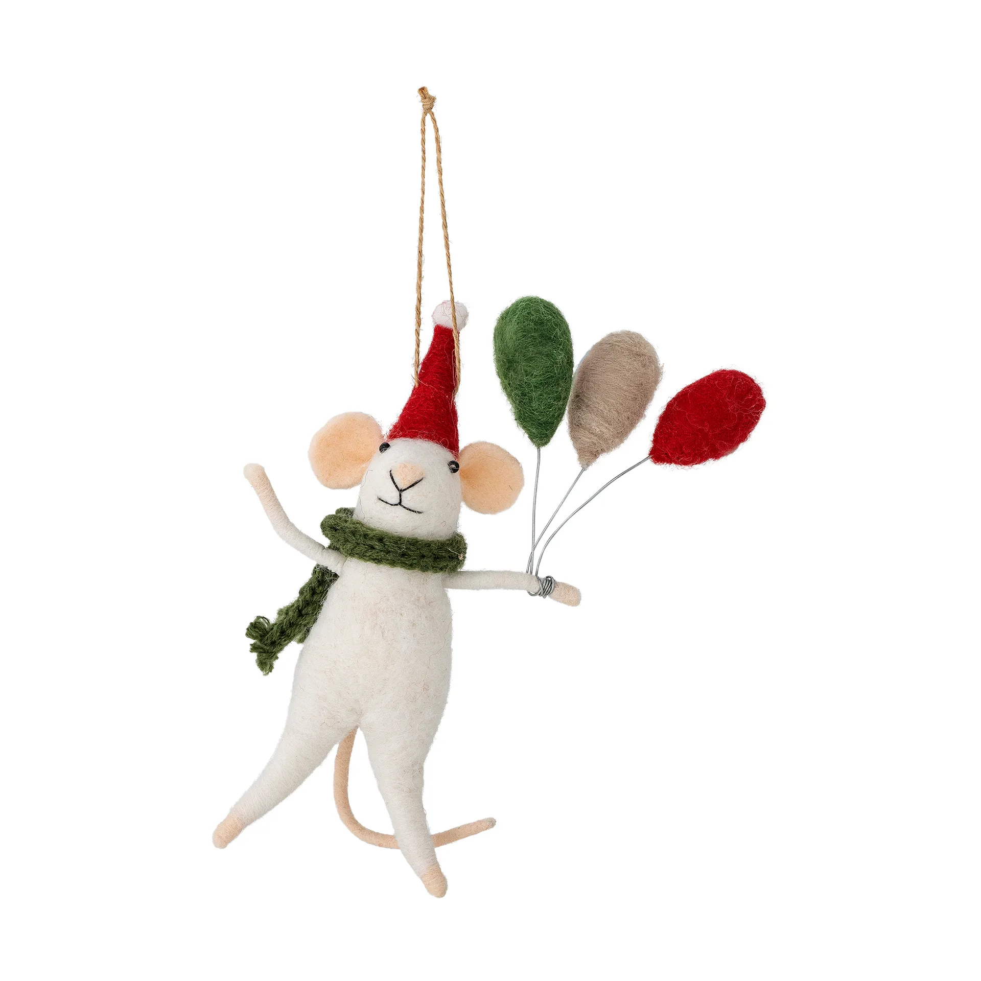 Peo joulukuusenkoriste villa, Valkoinen Bloomingville