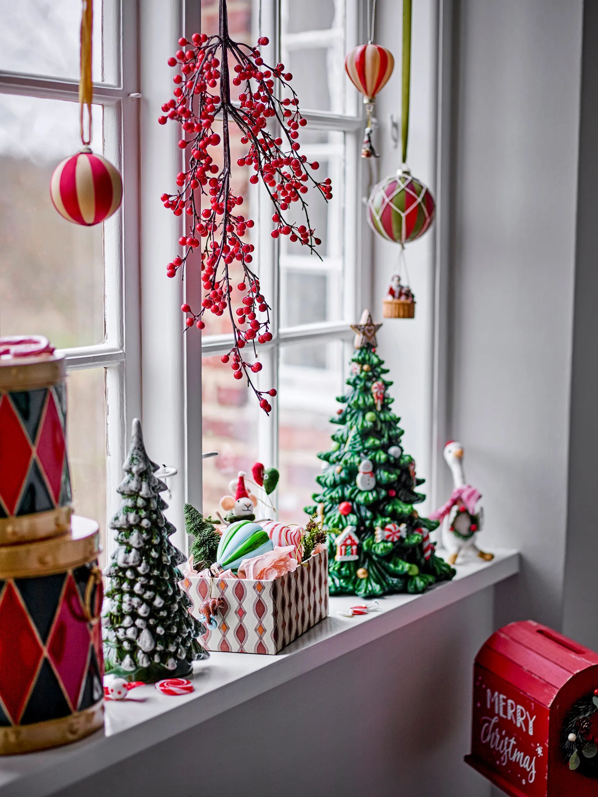 Peo joulukuusenkoriste villa, Valkoinen Bloomingville