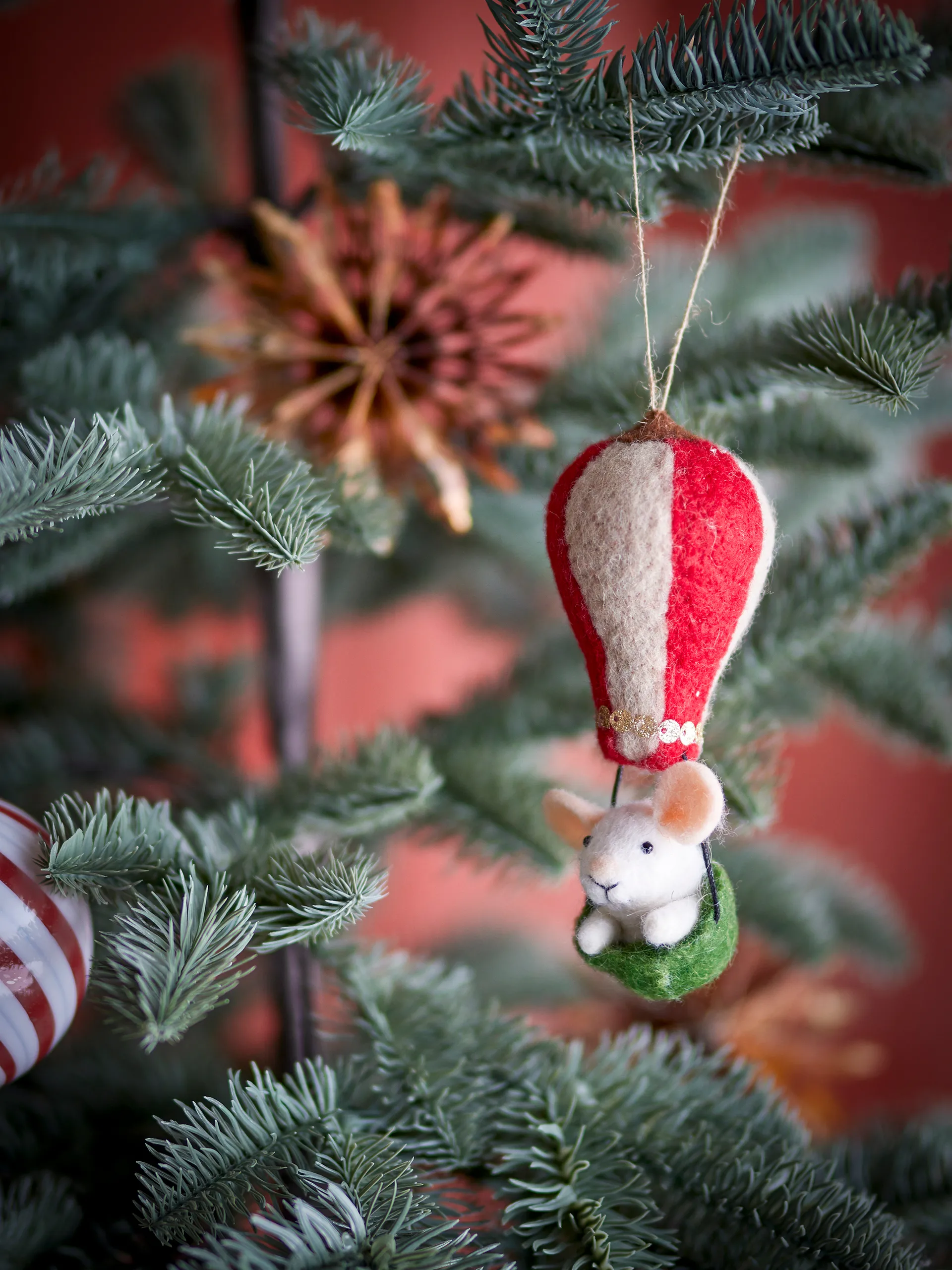 Peo joulukuusenkoriste villa, Vihreä Bloomingville