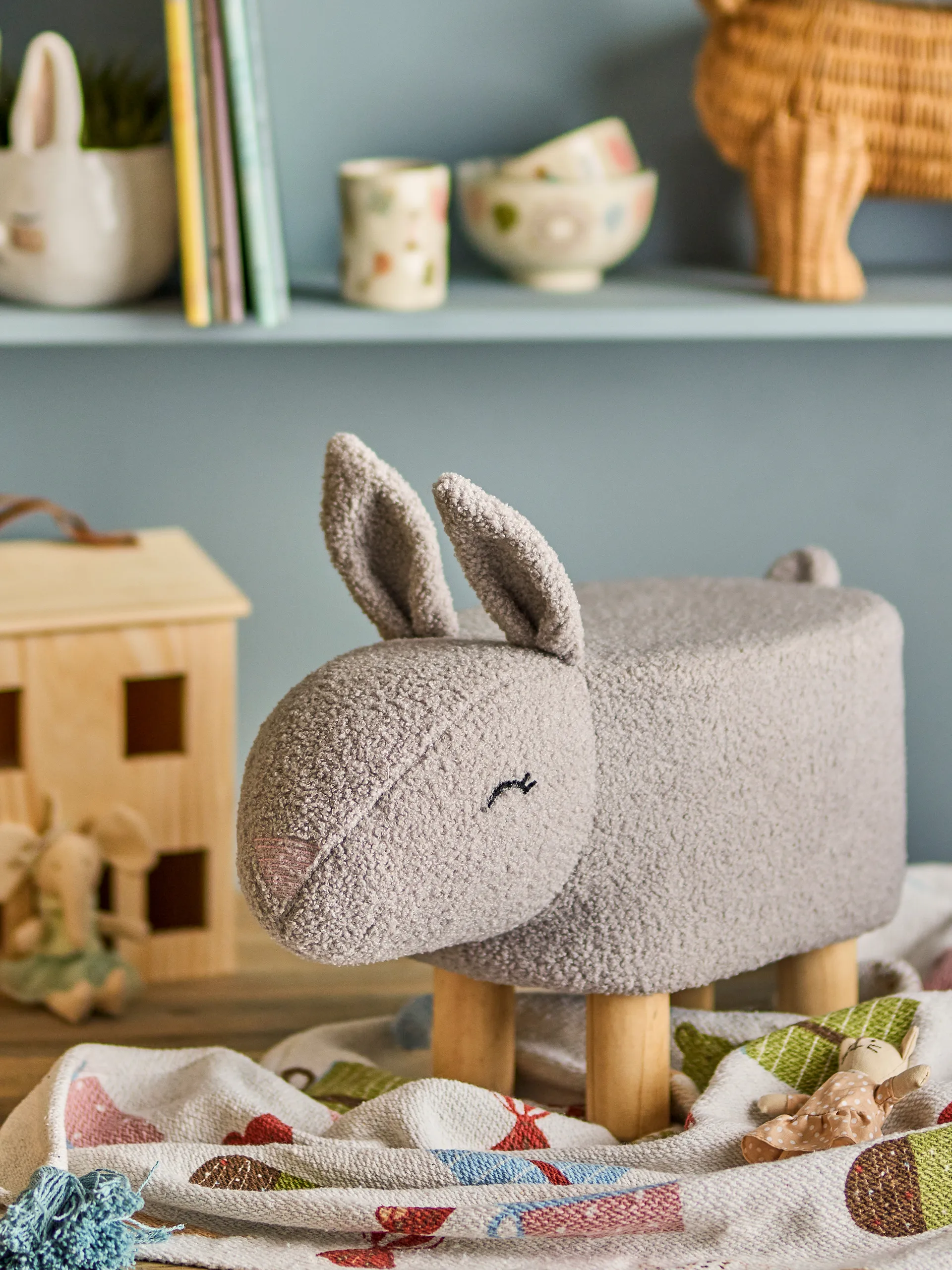 Percey tuoli, Harmaa Bloomingville