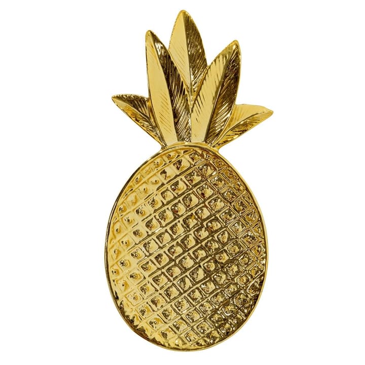 Pineapple koristetarjotin - kulta - Bloomingville