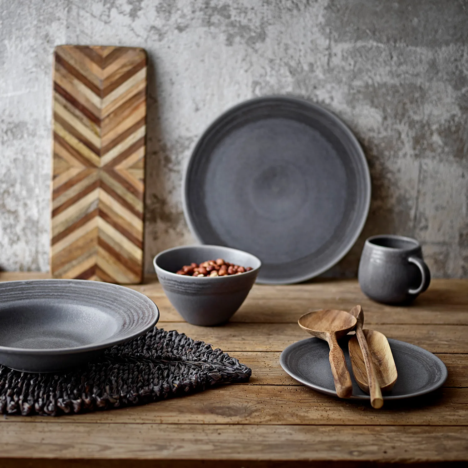 Raben lautanen Ø 21 cm, Harmaa Bloomingville