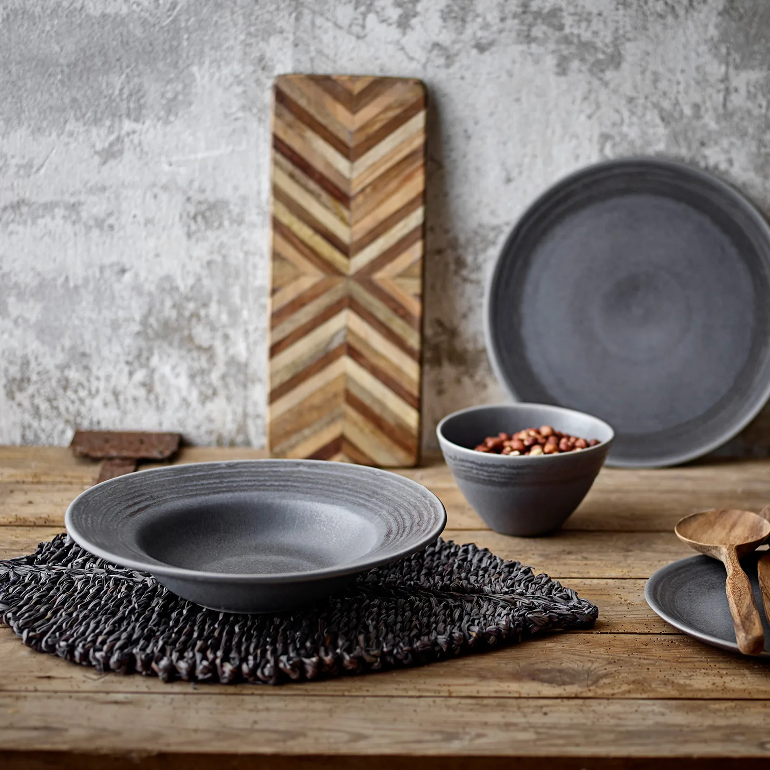 Raben lautanen Ø 30 cm, Harmaa Bloomingville