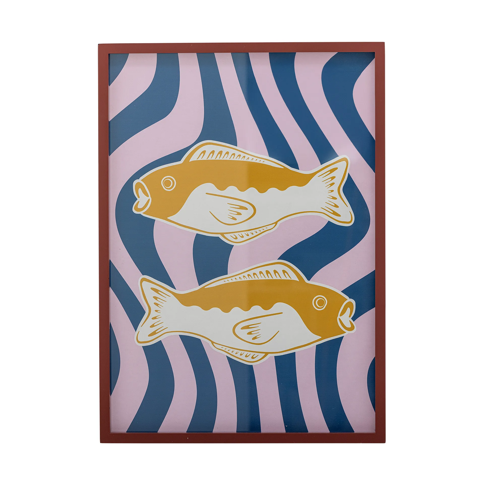 Remy-kuvitus kehystetty 50x70 cm, Ruusu Bloomingville