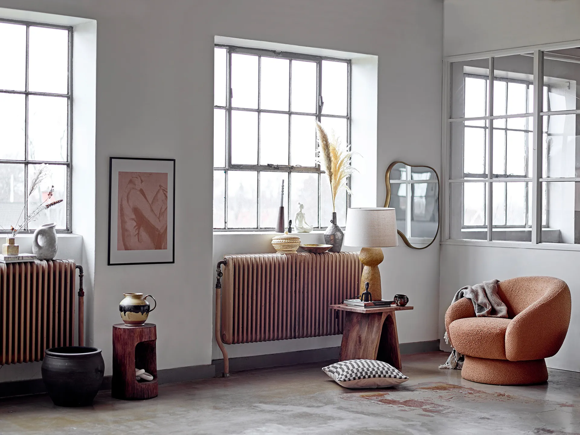 Rhea koriste 2 osaa, Ruskea Bloomingville