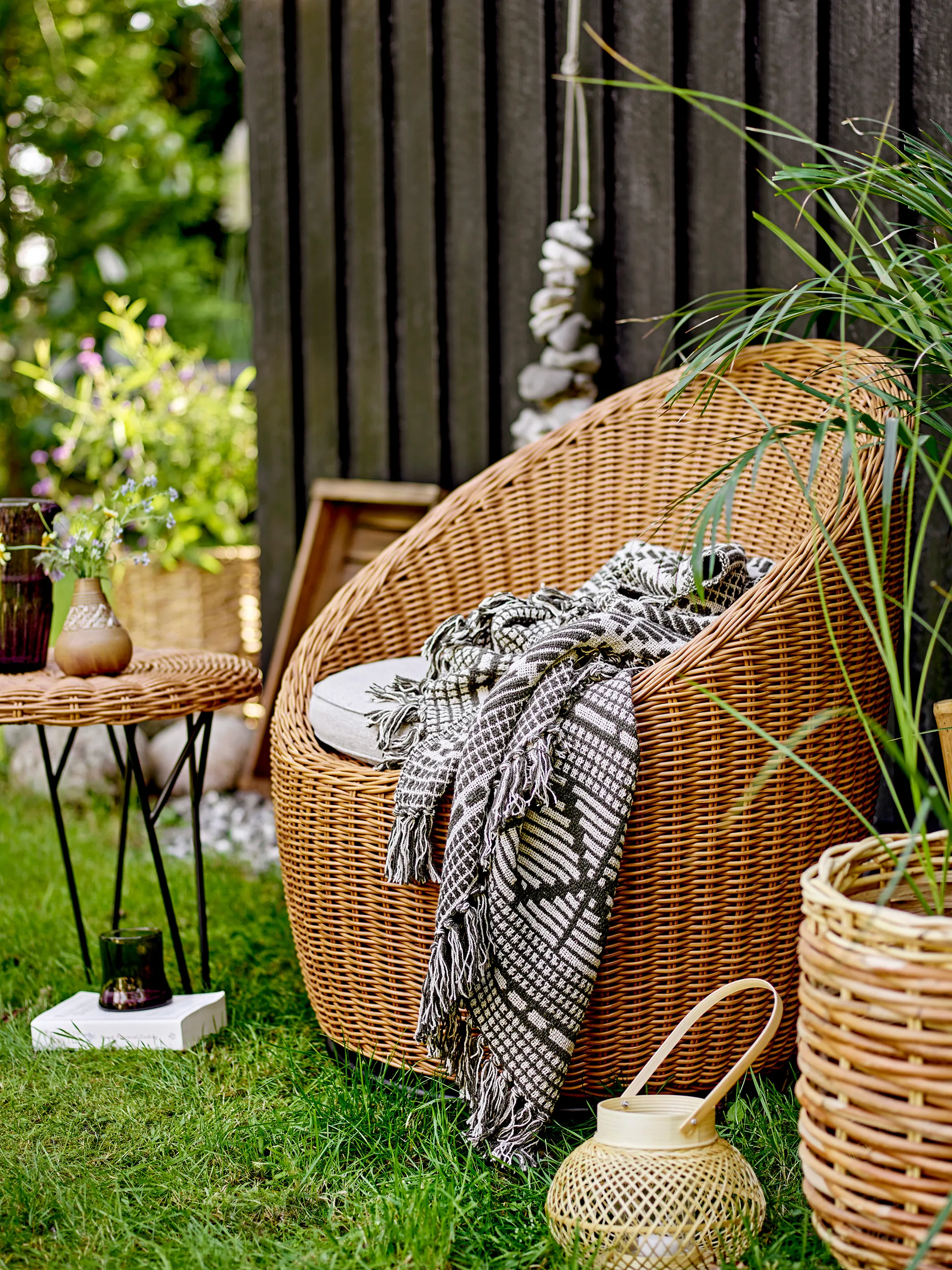 Roccas loungetuoli, Polyrattan Bloomingville