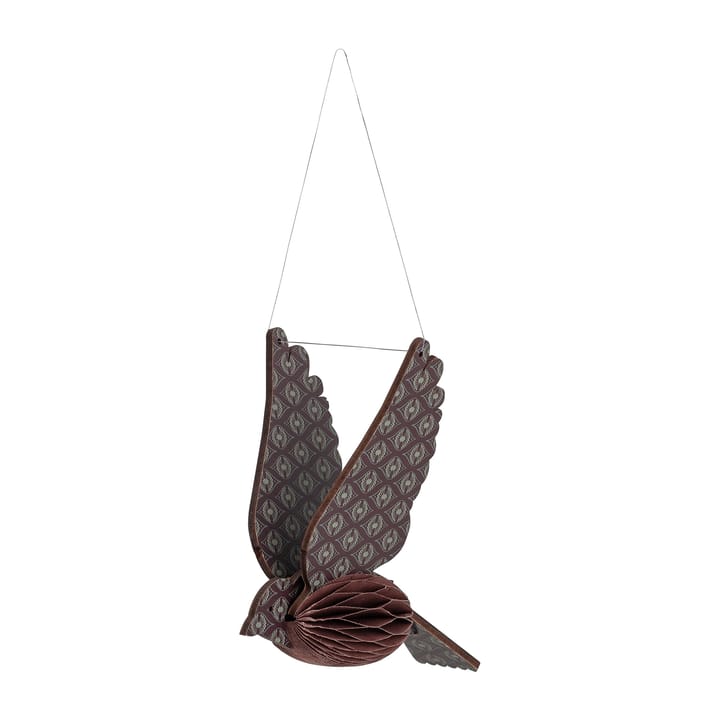 Sagalin Bird Ornament -joulukoriste - Brown - Bloomingville