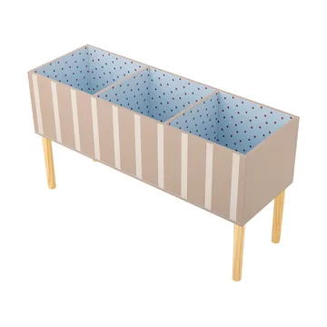 Salam kirjahyllyn pääty 90x50 cm - Ruskea - Bloomingville