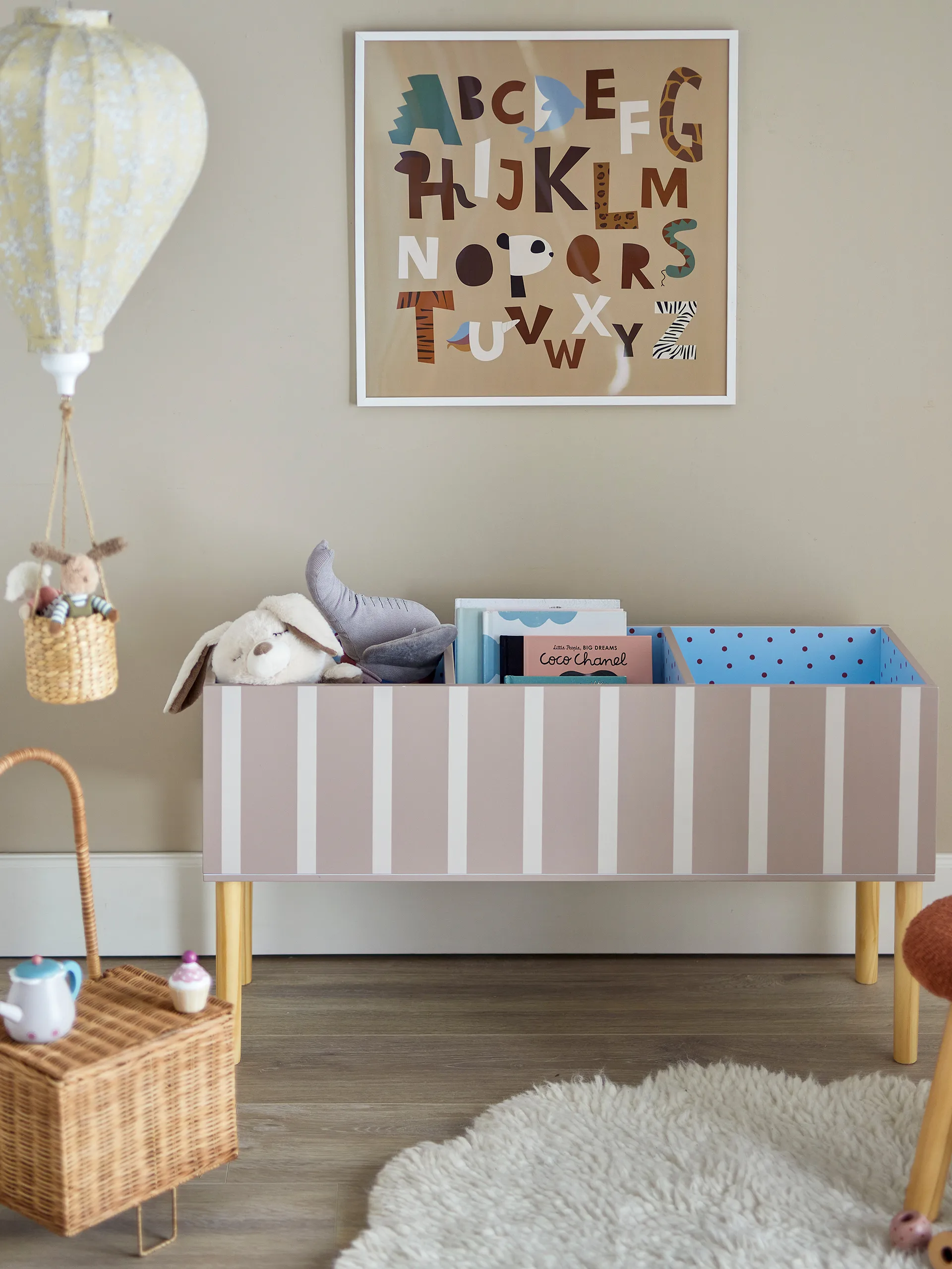 Salam kirjahyllyn pääty 90x50 cm, Ruskea Bloomingville