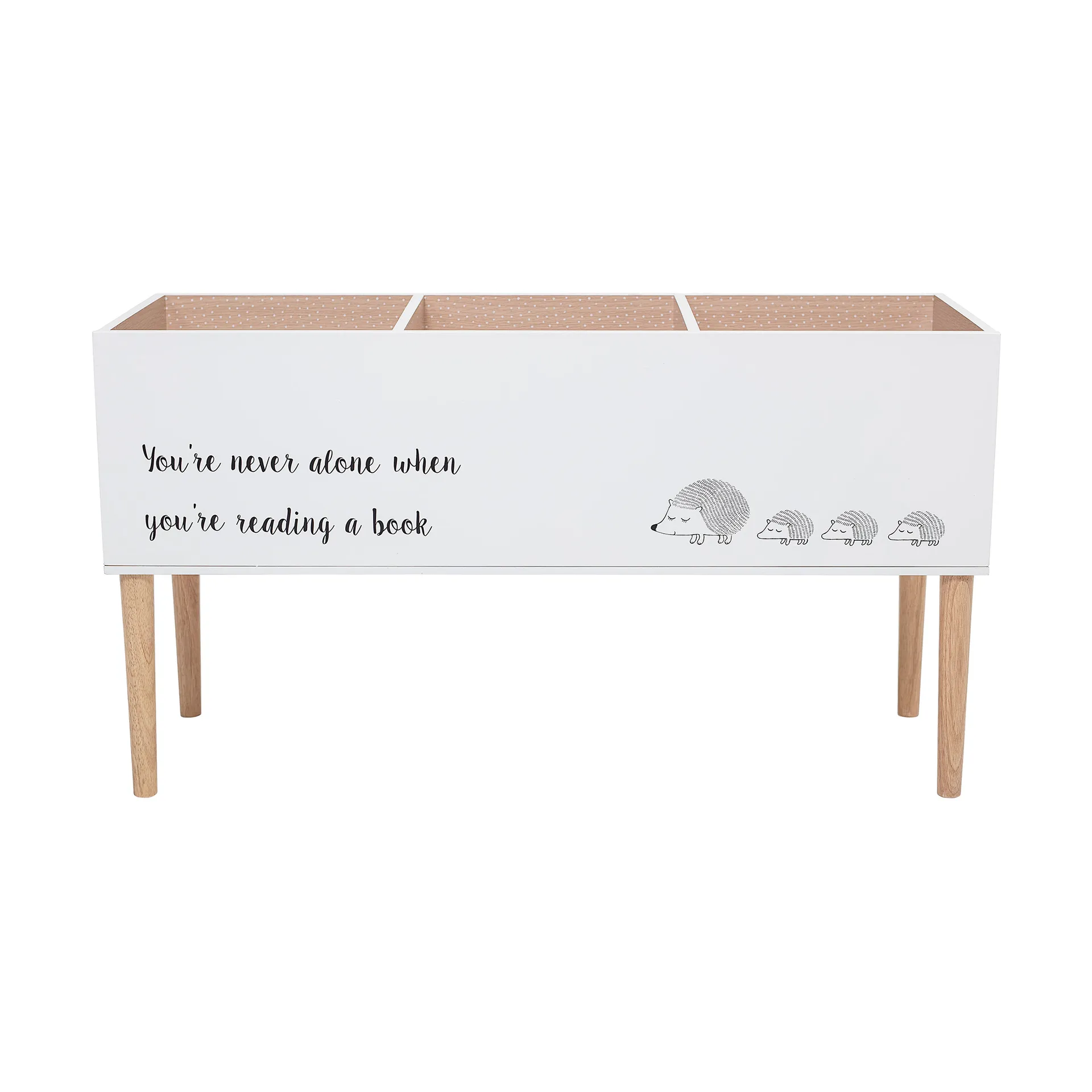 Salam-kirjalaatikko 50x90 cm, Valkoinen Bloomingville