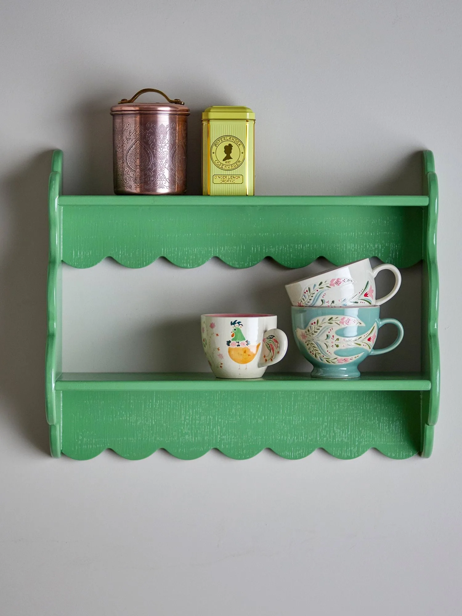 Salla hylly, Green, 49,5x40,5 cm Bloomingville