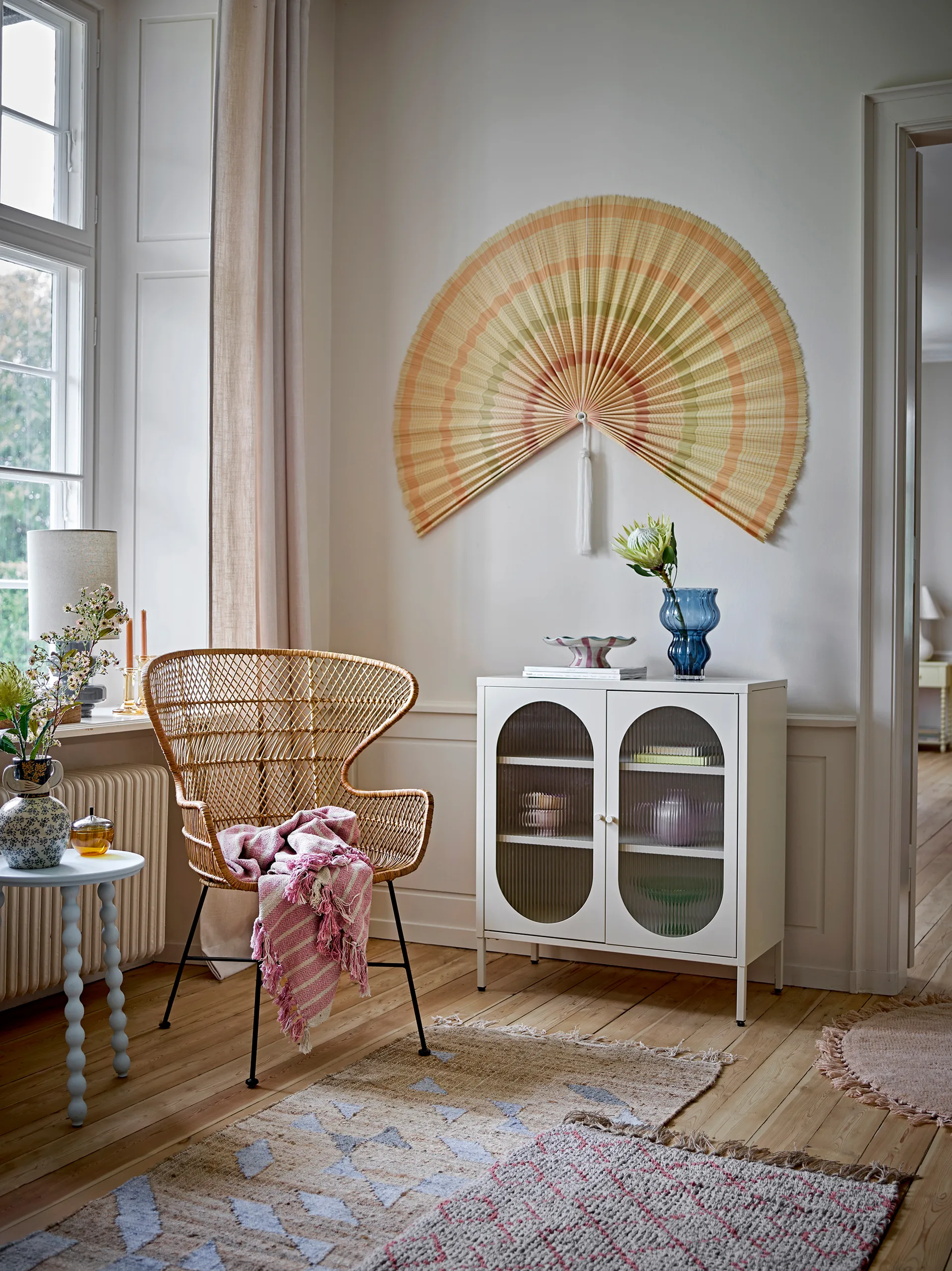 Salvo kaappi 80x40x90 cm, Nature, metalli Bloomingville