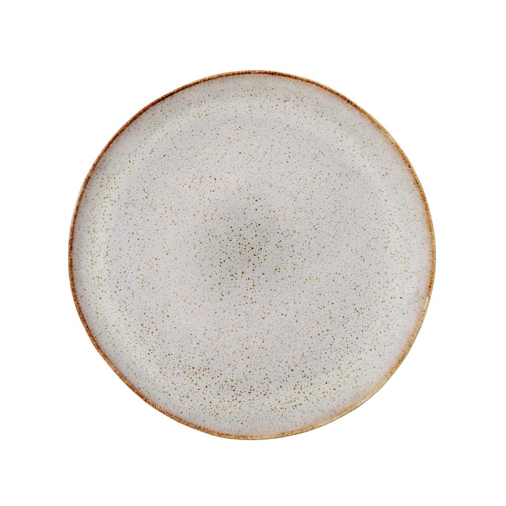 Bloomingville Sandrine leipälautanen 22 cm vaaleanharmaa