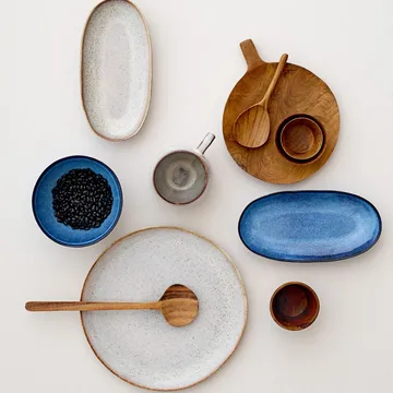 Sandrine tarjoiluvati keskikokoinen - vaaleanharmaa - Bloomingville