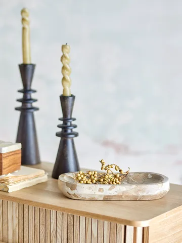 Shao tarjotin marmori 24,5x12,5 cm - Luonnollinen - Bloomingville