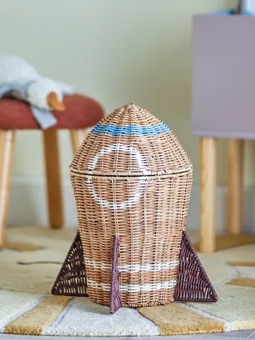 Space rattan -kori kannella 31x35 cm - Luonnollinen - Bloomingville