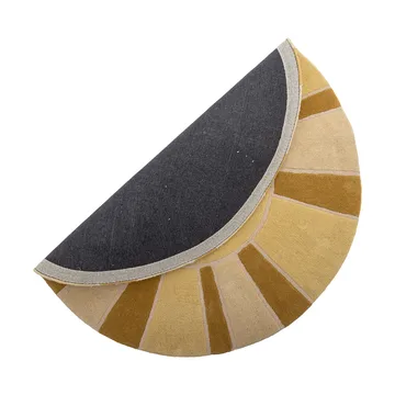 Sun villamatto Ø110 cm - Keltainen - Bloomingville