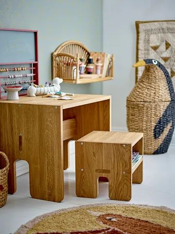 Tazia säilytyskori kannella Ø37x69 cm. - Musta - Bloomingville