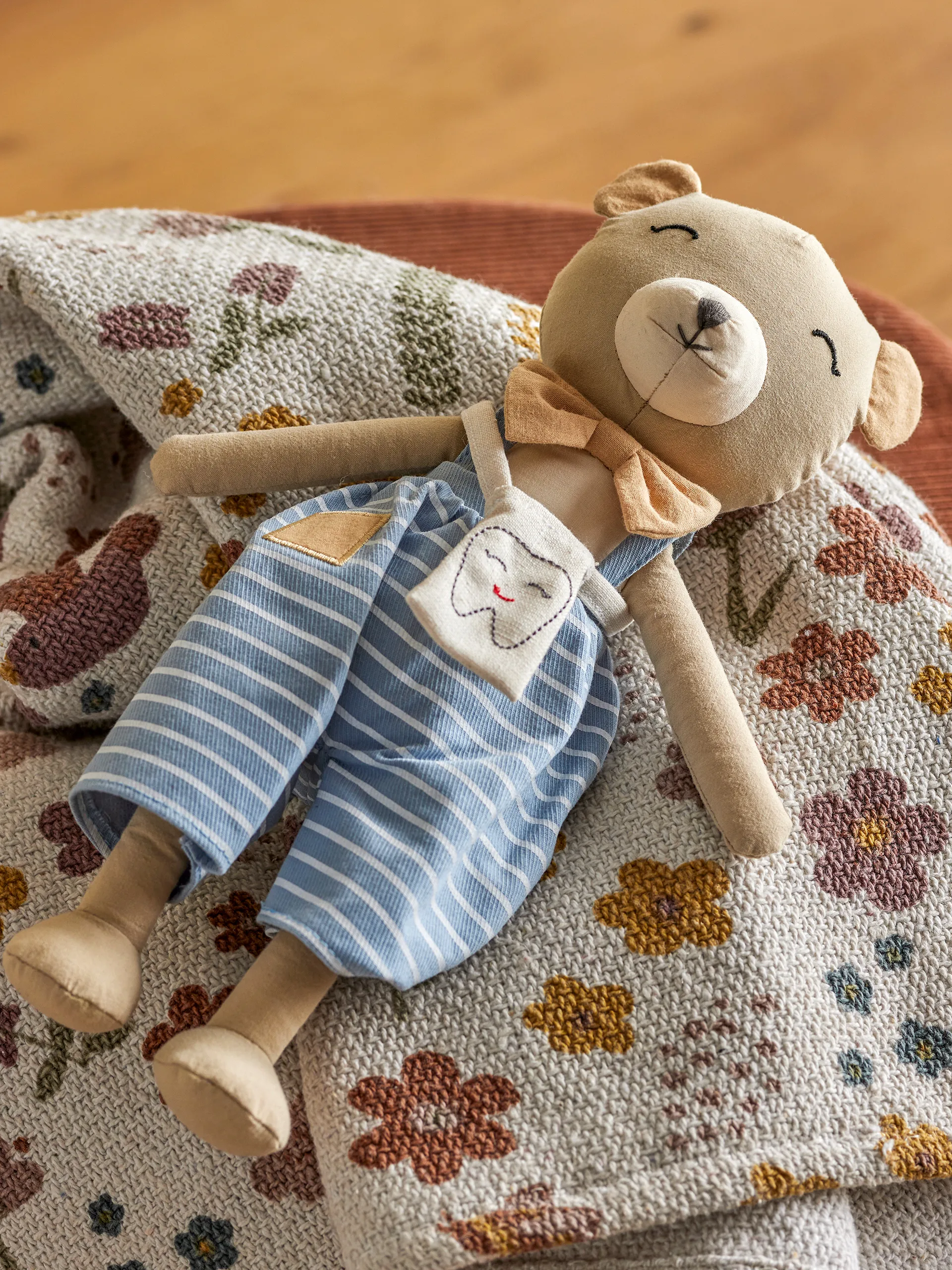 Teddie Tooth Fairy pehmolelu 30 cm, Blue Bloomingville