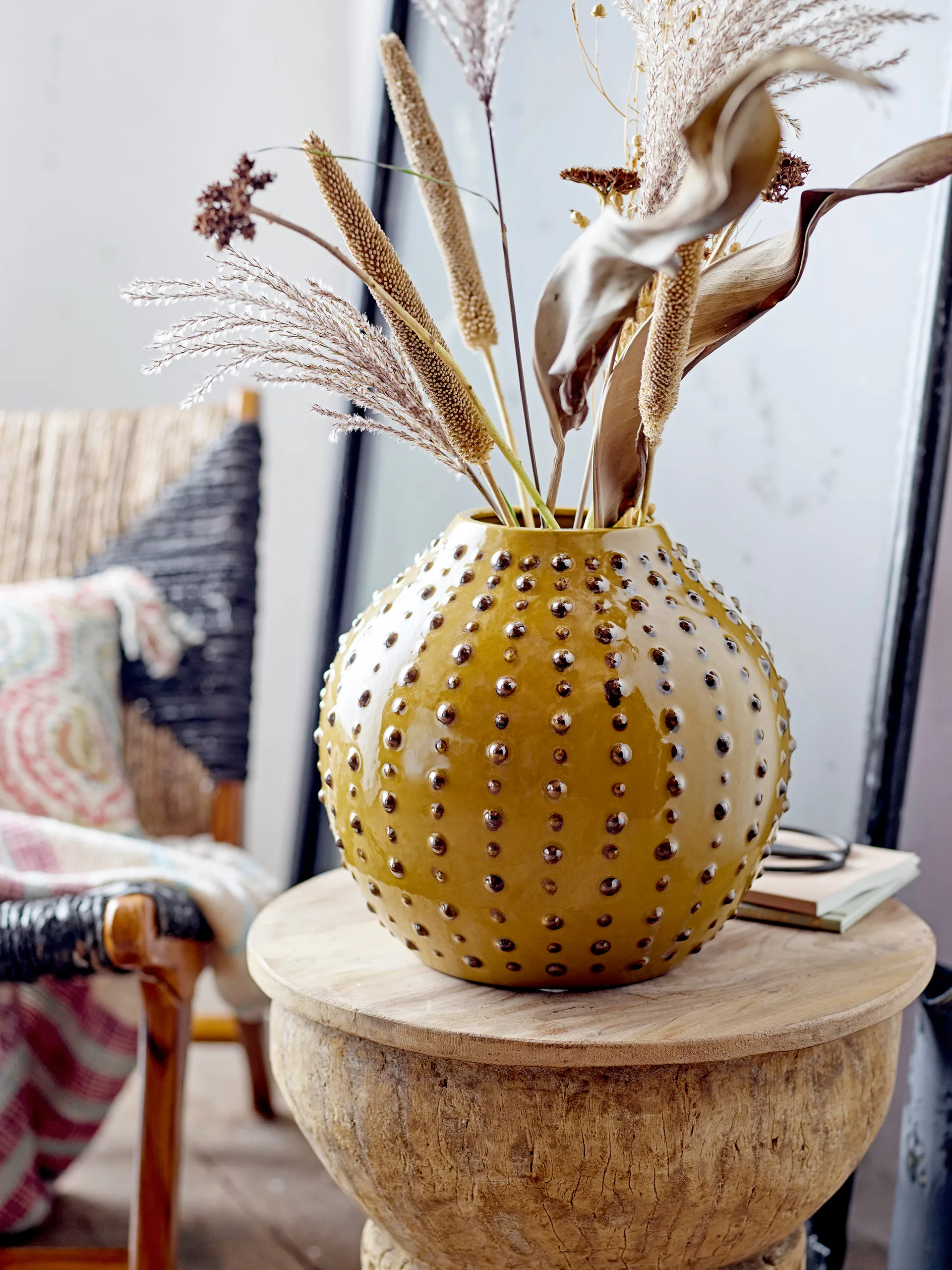 Toofon maljakko 26 cm, Keltainen Bloomingville