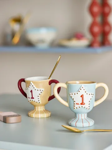 Trophy muki 2-osaa - Sininen - Bloomingville