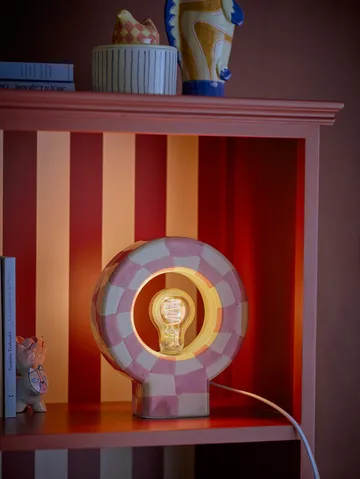 Vialini pöytälamppu 20,5x23,5 cm - Ruusu - Bloomingville