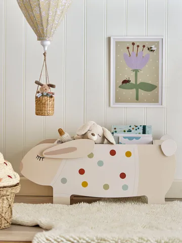 Villja kirjatuki 87x38 cm - Valkoinen - Bloomingville