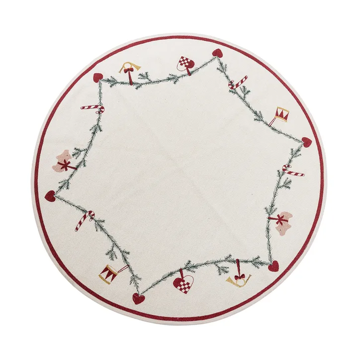 Yule joulukuusen matte Ø110 cm - Punainen - Bloomingville