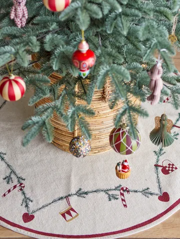 Yule joulukuusen matte Ø110 cm - Punainen - Bloomingville