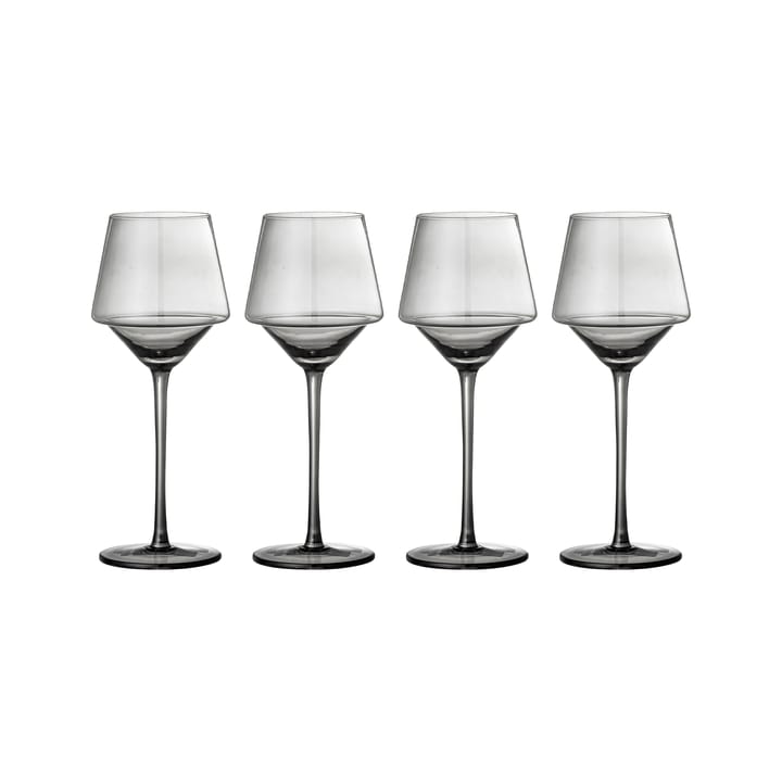 Yvette viinilasi 33 cl 4-pakkaus  - Harmaa - Bloomingville