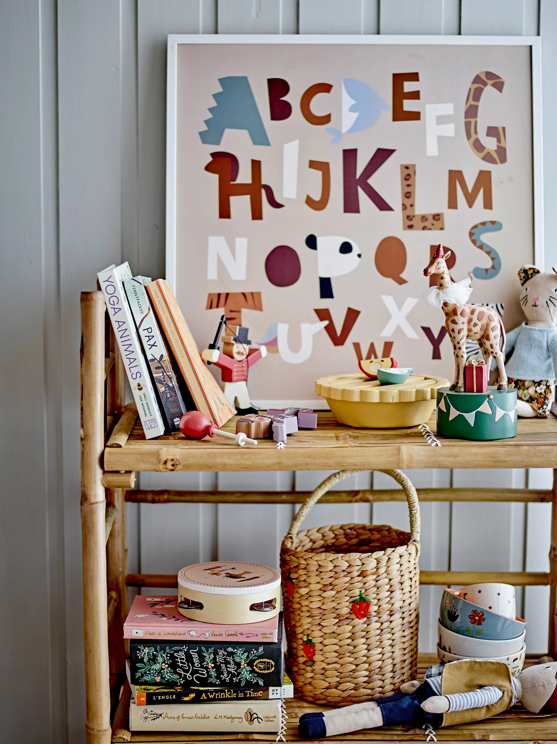 Zep kirjahylly 66x105 cm, Bambu Bloomingville