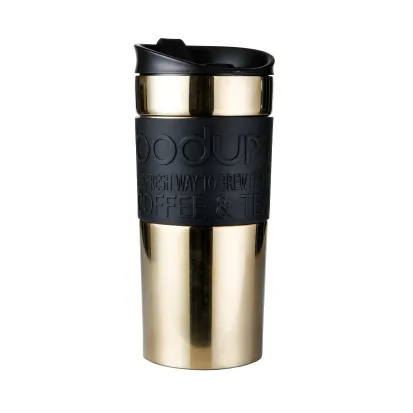 Travel mug matkamuki 35 cl, Gull metal Bodum