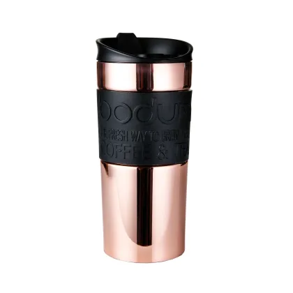 Bodum Travel mug matkamuki 35 cl Kobber metal | Skandinaavinen Sisustus | Termosmukit | Kullanvärinen