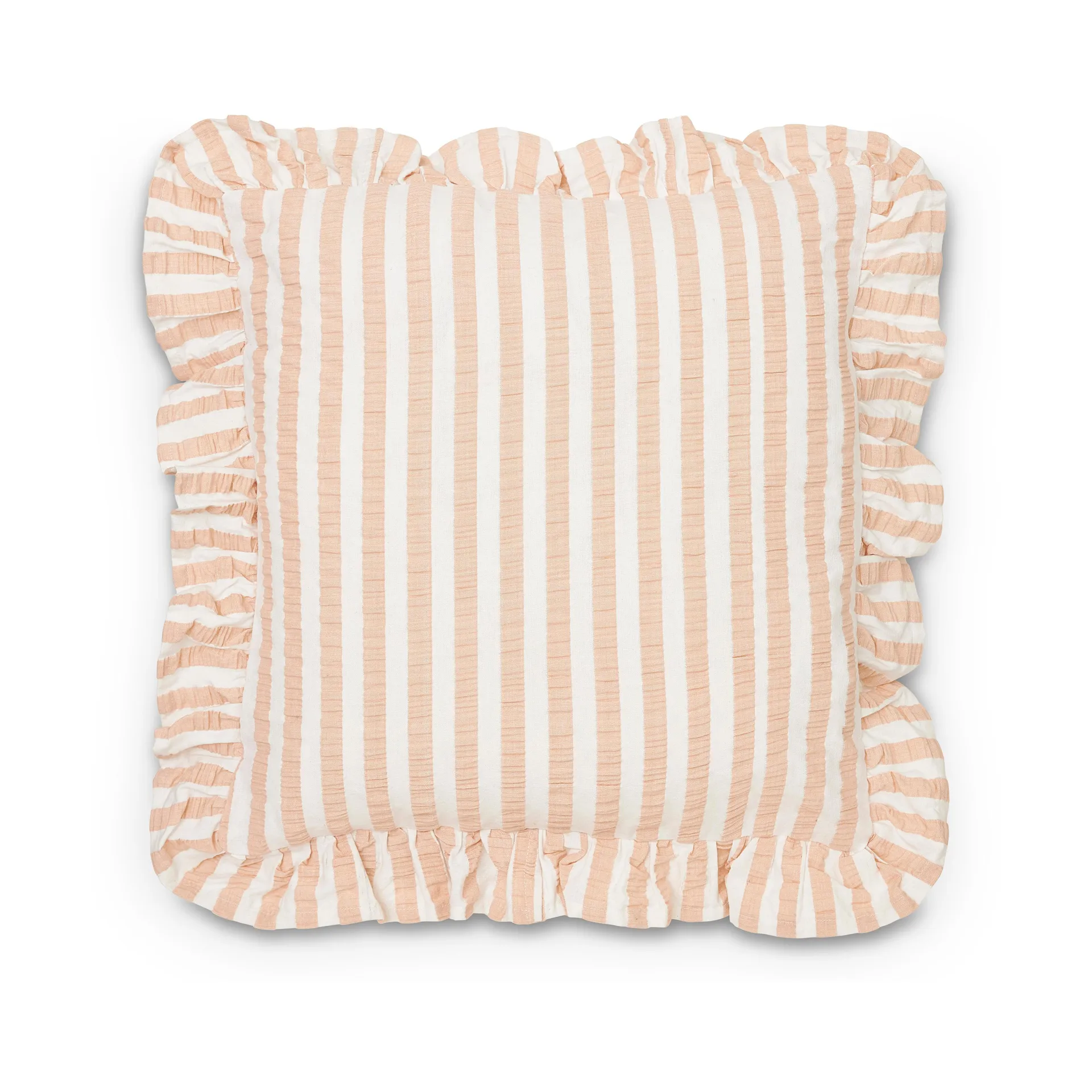Alina tyynynpäällinen 45x45 cm, Vaaleanpunainen-valkoinen Boel & Jan