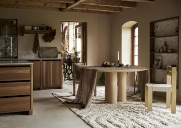 Astrid pöytäliina 150 x 310 cm - Ruskea - Boel & Jan