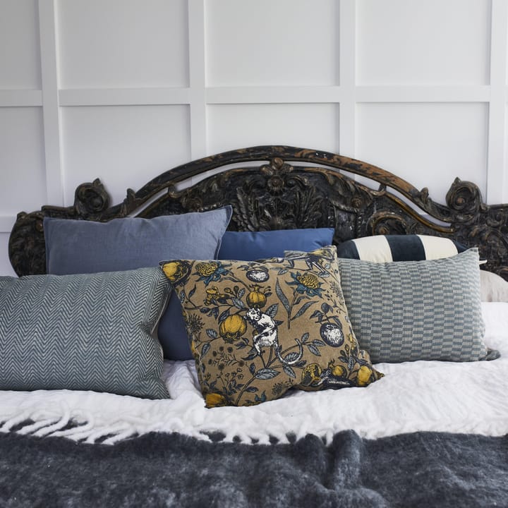 Block stripe -tyynynpäällinen 30x50 cm - Sininen - Boel & Jan