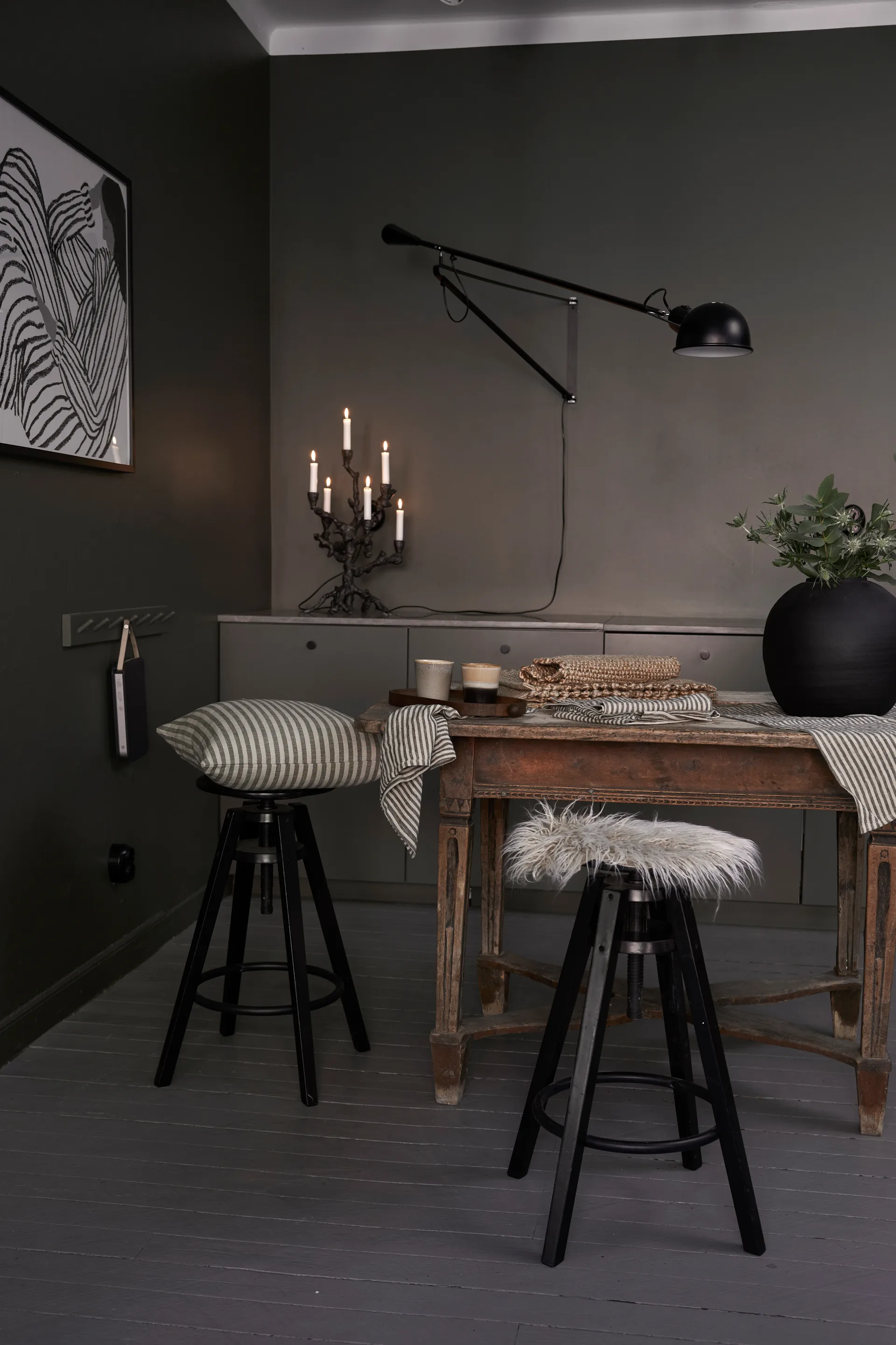 Dolly istuintyyny Ø 35 cm, Ruskea Boel & Jan