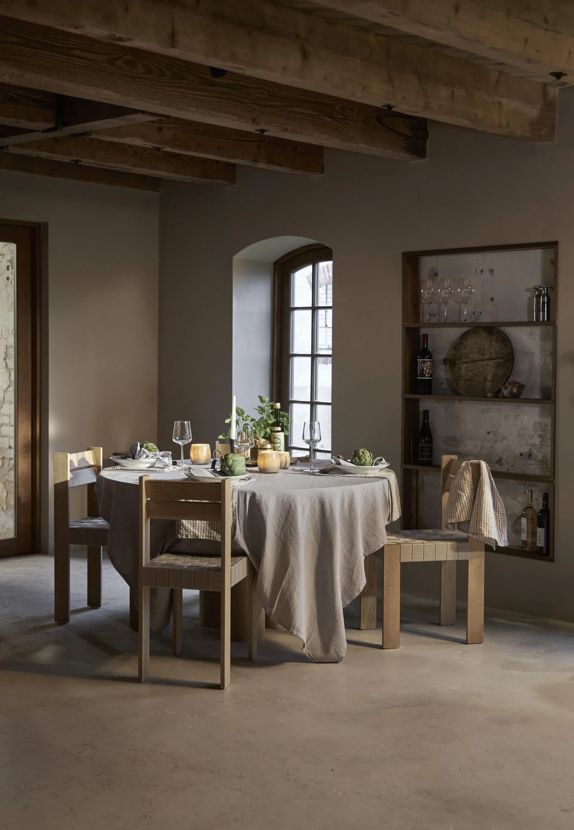 Goya kynttilälyhty Ø 10 cm, Valkoinen Boel & Jan