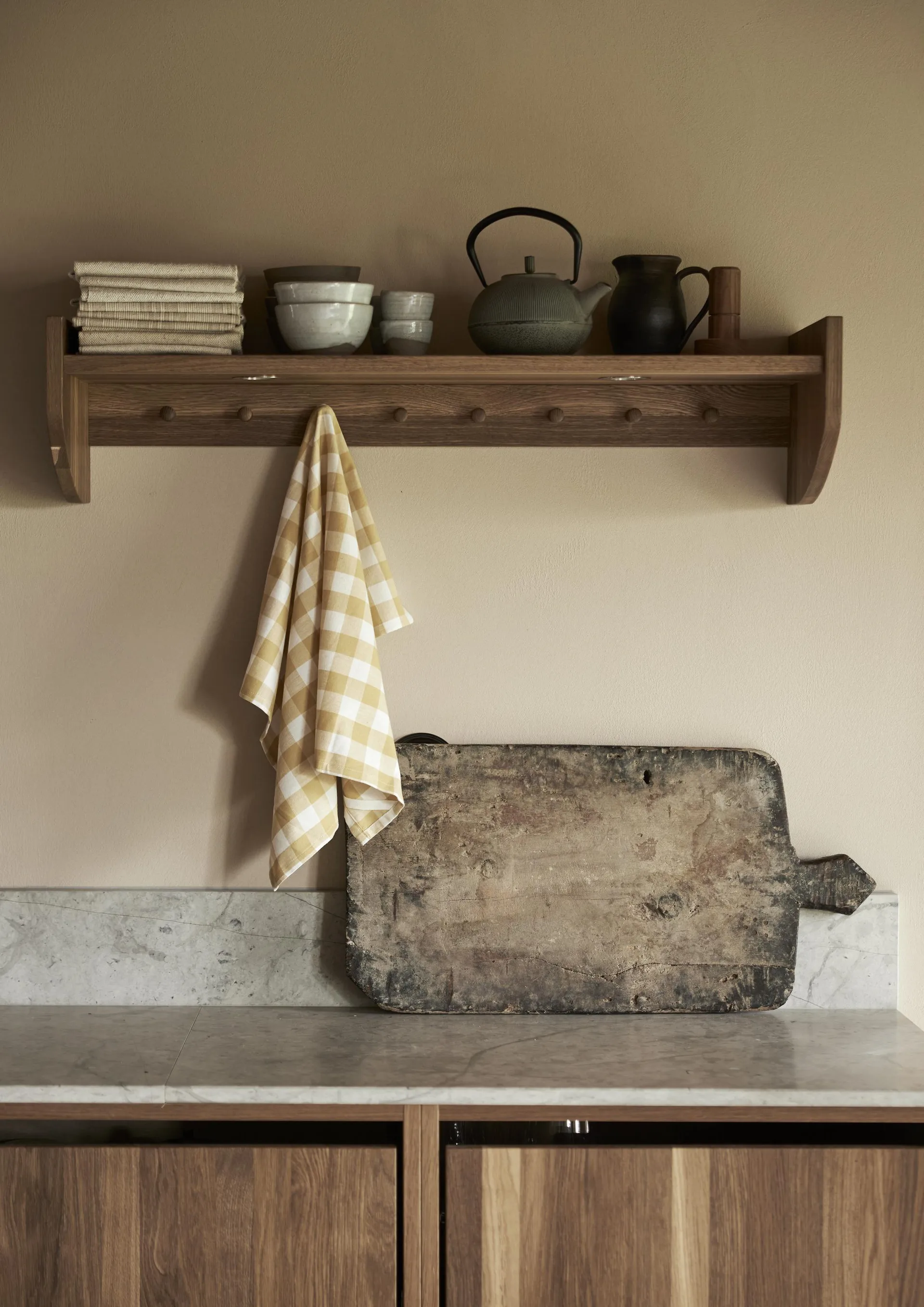 Grete keittiöpyyhe 50 x 70 cm, Keltainen Boel & Jan