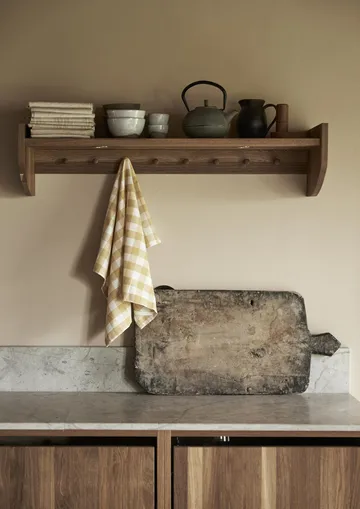 Grete keittiöpyyhe 50 x 70 cm - Keltainen - Boel & Jan