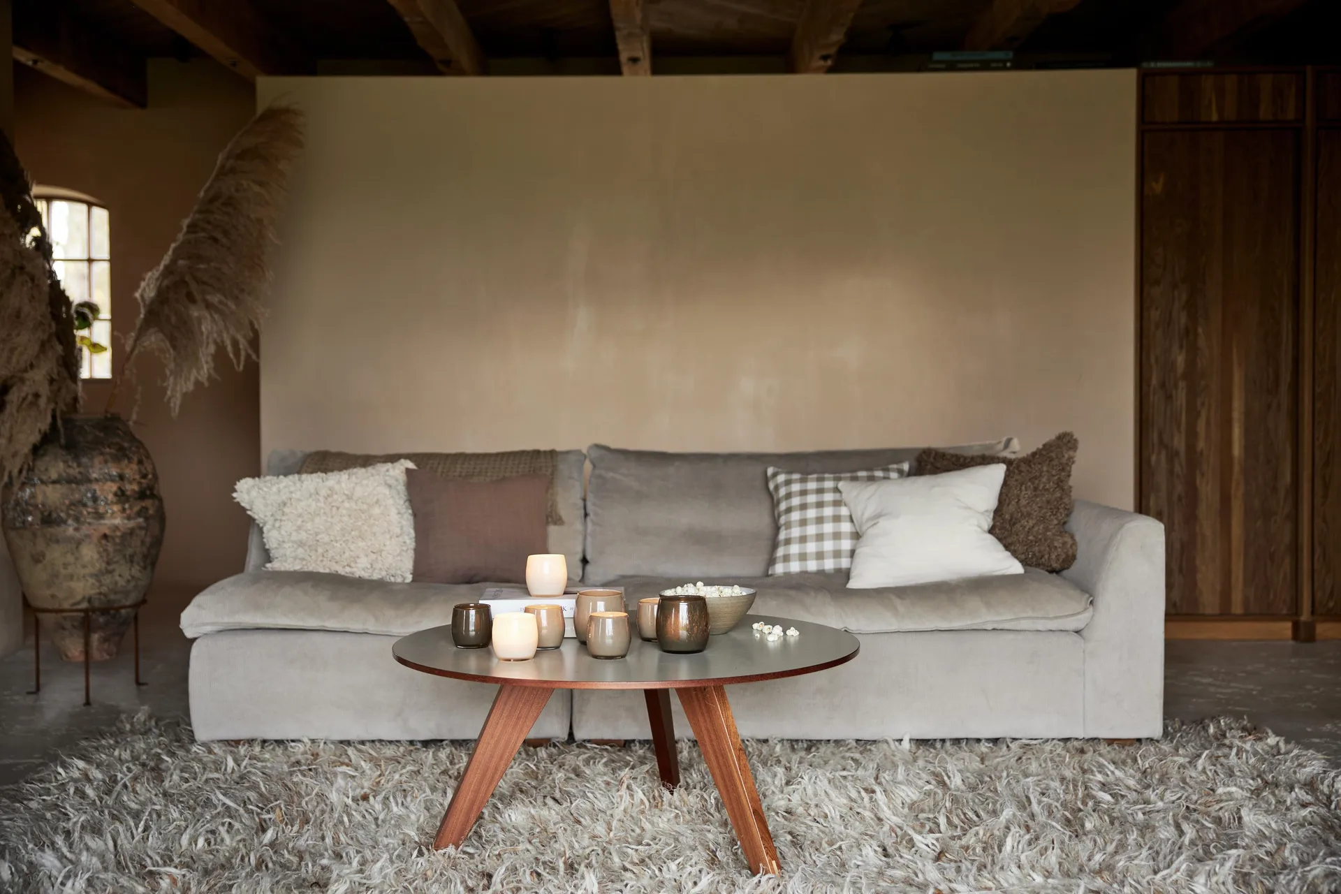 Grete tyynynpäällinen 45 x 45 cm, Beige Boel & Jan